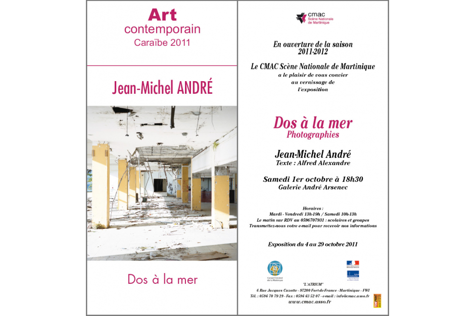 Invitation /// Vernissage /// Dos à la mer Invitation /// Vernissage /// Dos à la mer