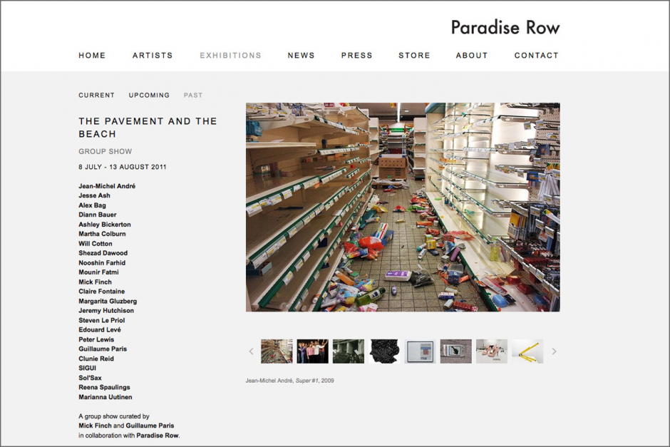 Exposition collective /// The pavement and the beach Exposition collective /// The pavement and the beach